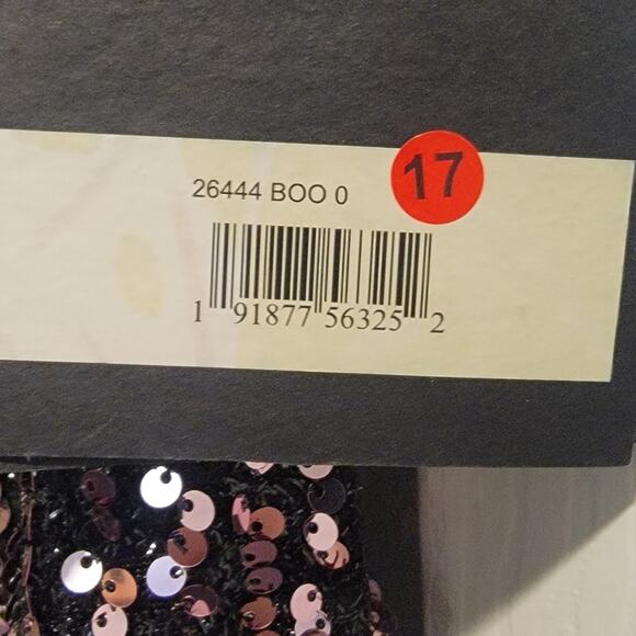 NWT MAC DUGGAL 26444 DRESS NWT IN BLACK ROSE SIZE 0 - Picture 7 of 9